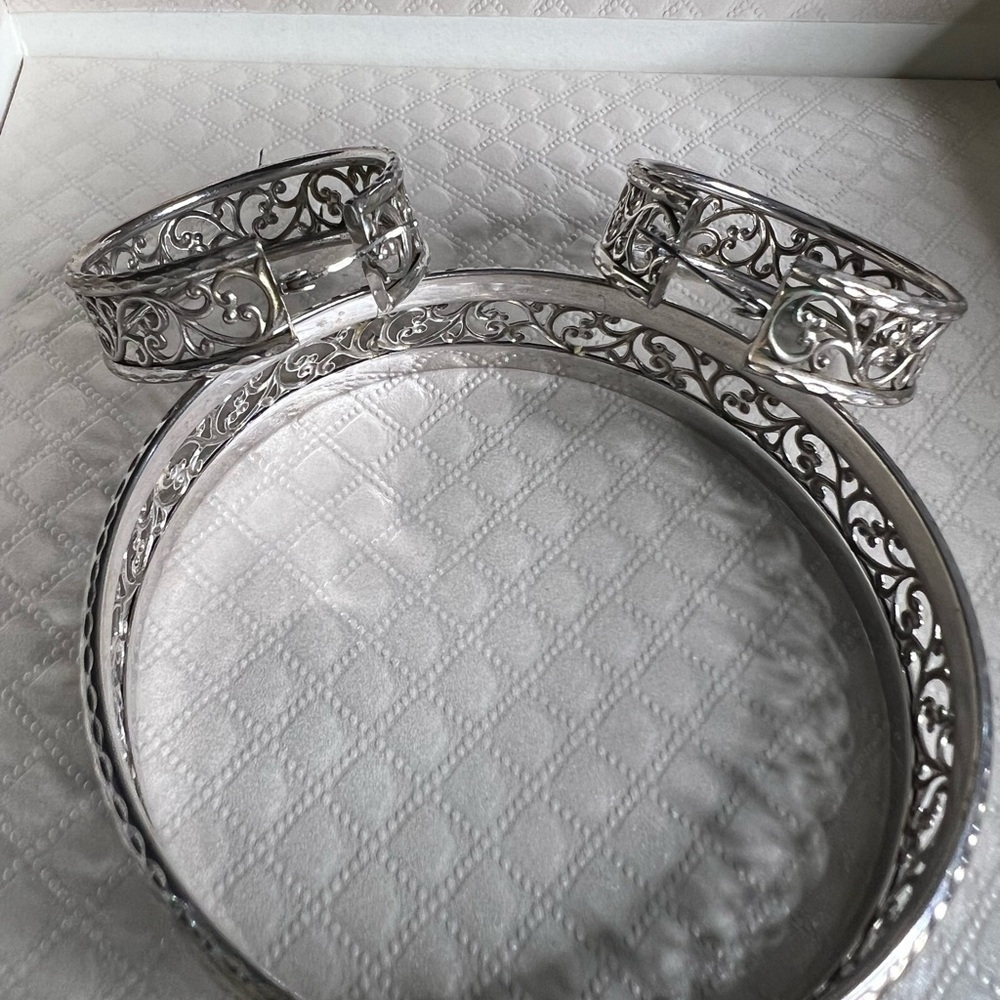 Sterling Silver 925 Bracelet and matching earrings - Picture 4 of 9